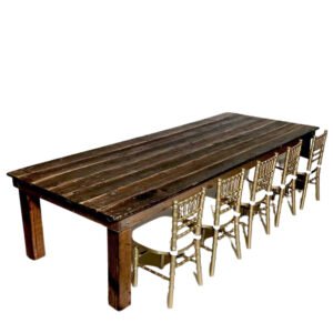 Wooden Party Flat Table