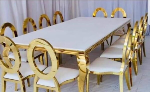 Gold legged tables